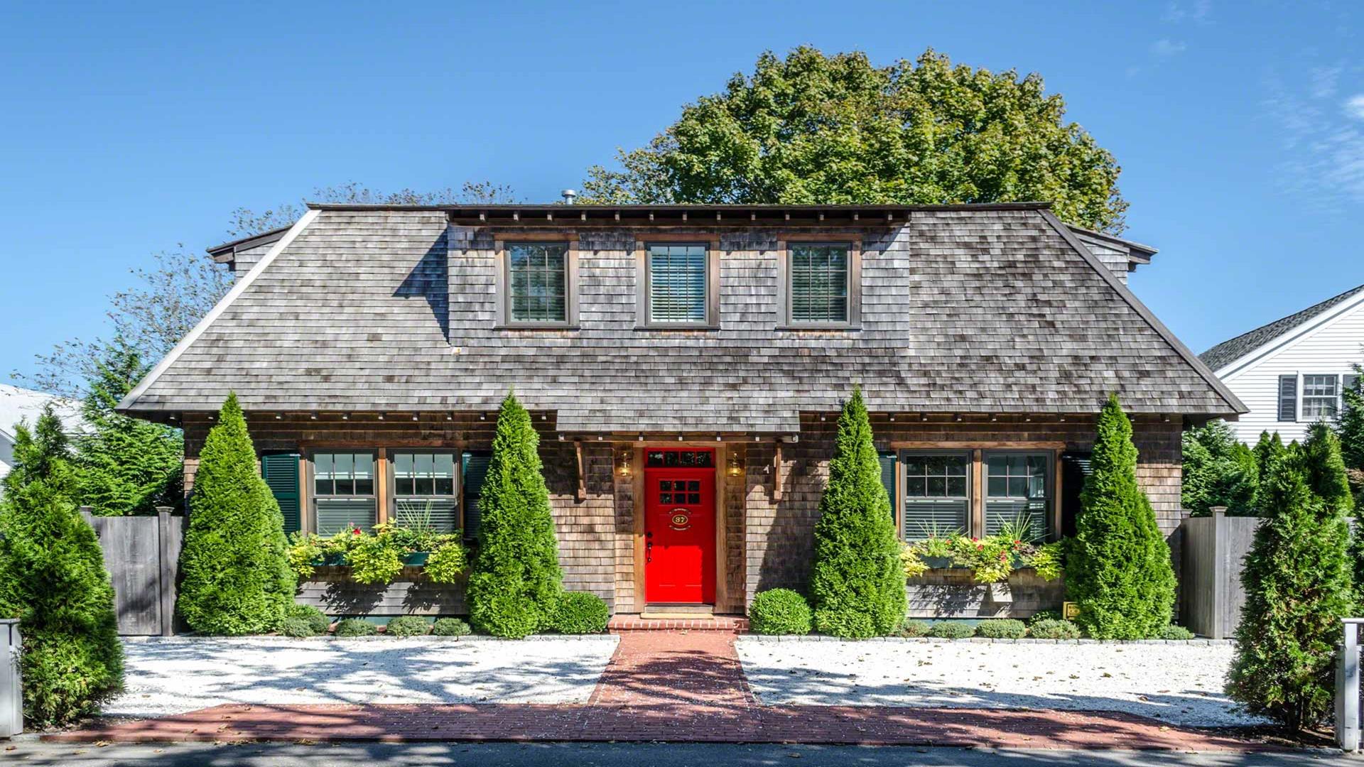 Red Door Retreat: In-Town Luxury Home